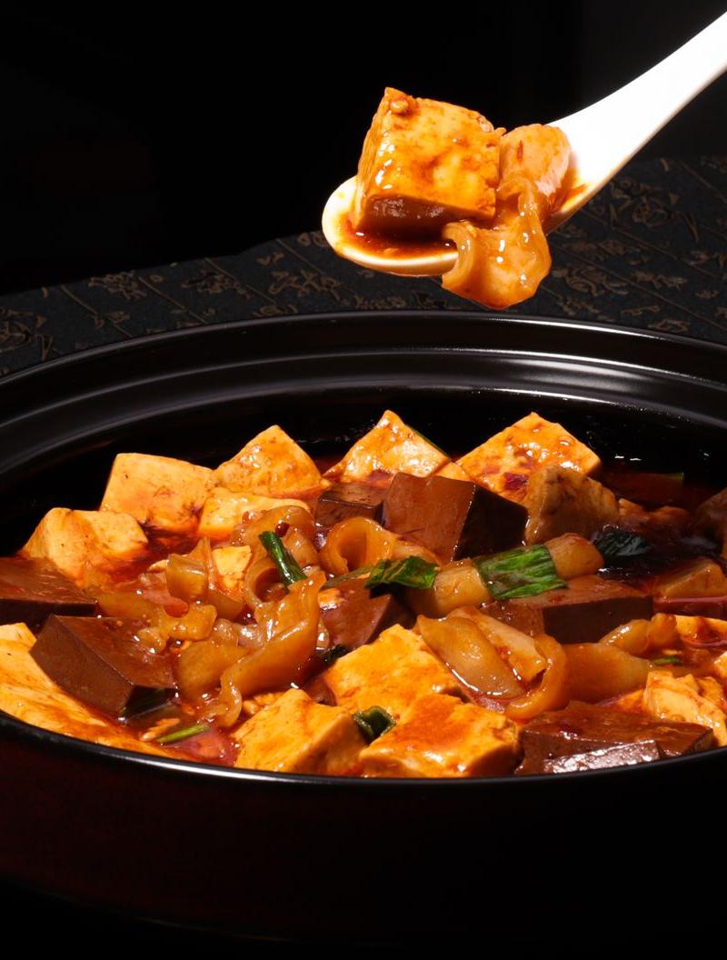 Chili Crisp Mapo Tofu with Mushrooms