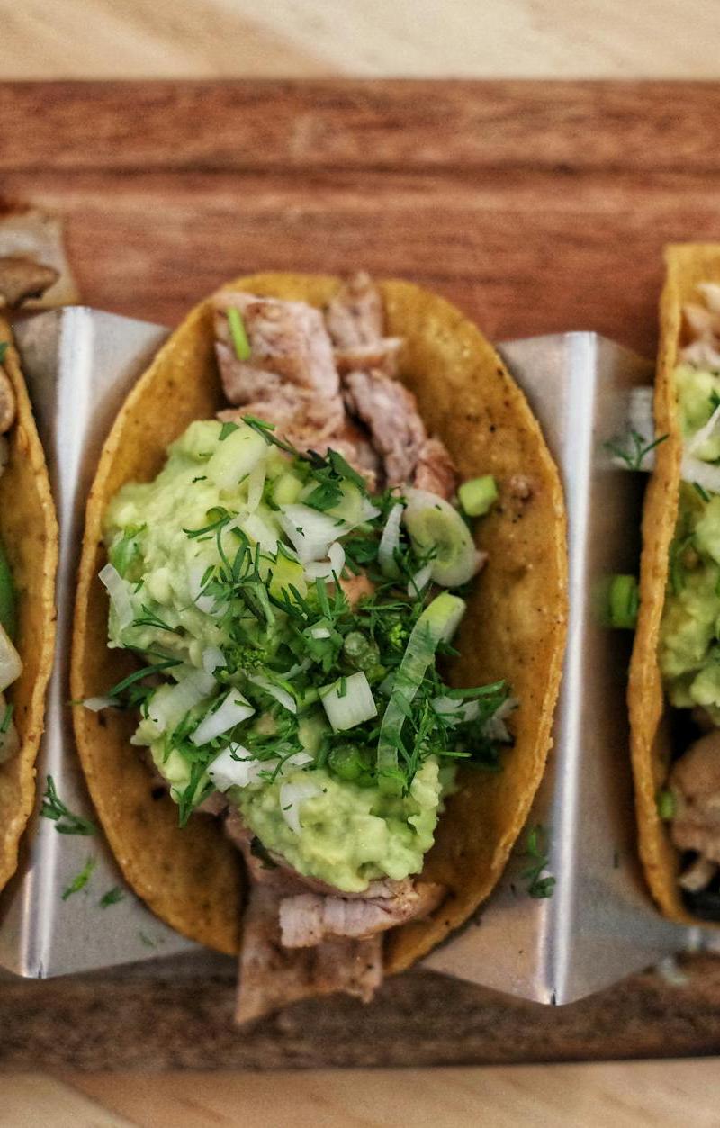 Chili Crisp Marlin Tacos