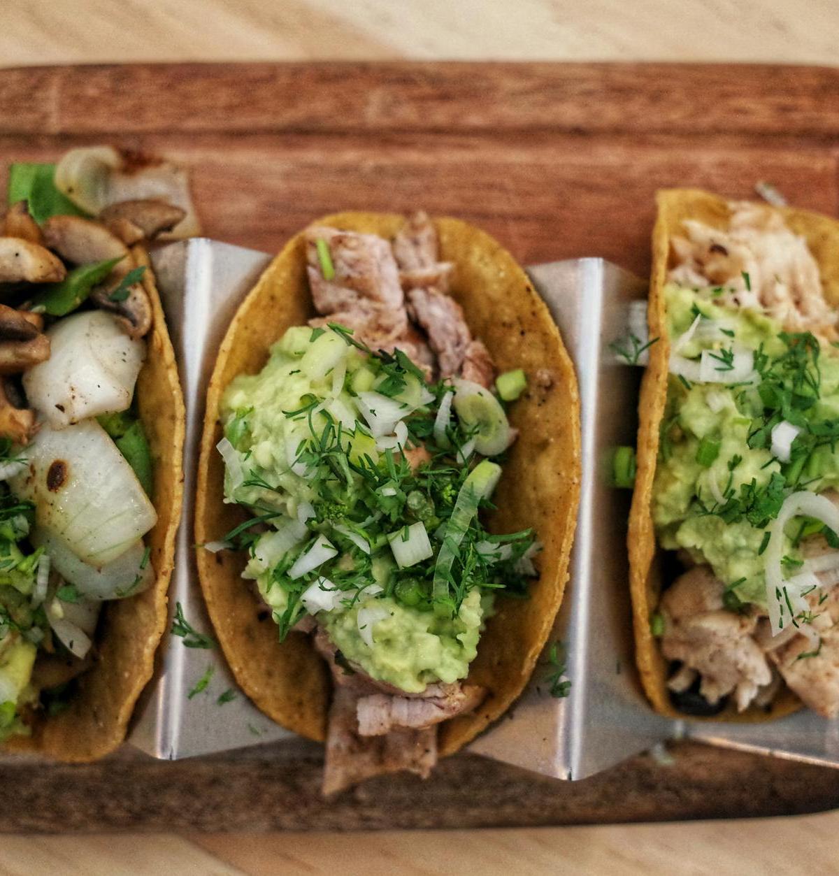 Chili Crisp Marlin Tacos