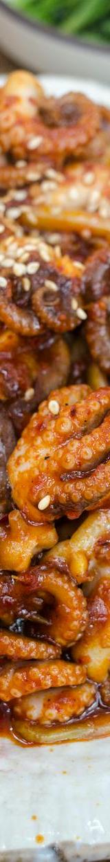 Chili Crisp Octopus Stir-Fry