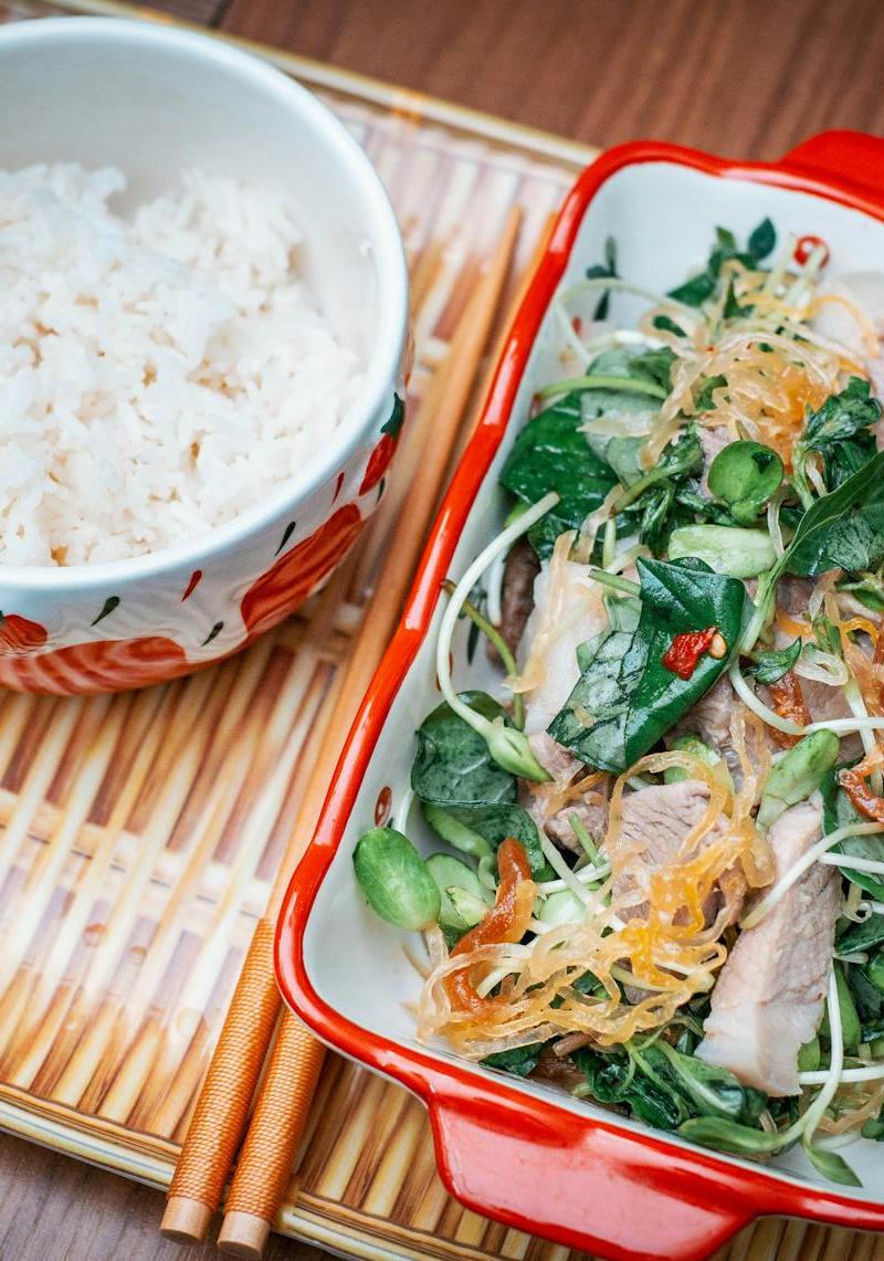 Chili Crisp Pork Salad