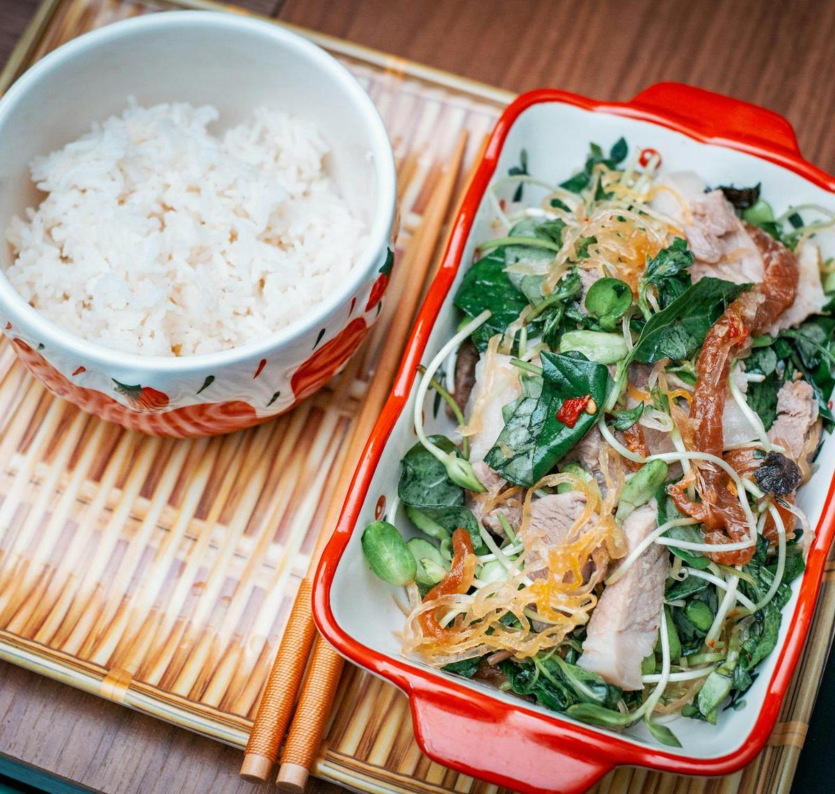Chili Crisp Pork Salad