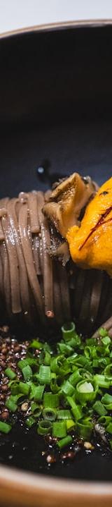 Chilled Soba with Dipping Sauce