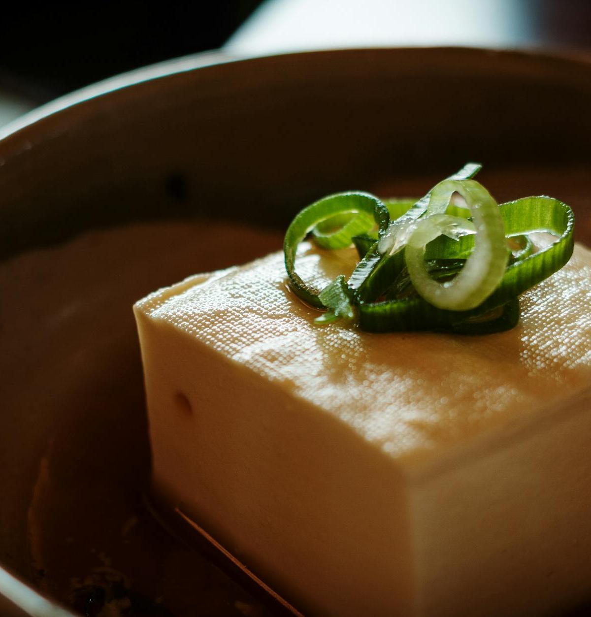 Chilled Tofu with Soy Sauce & Scallions