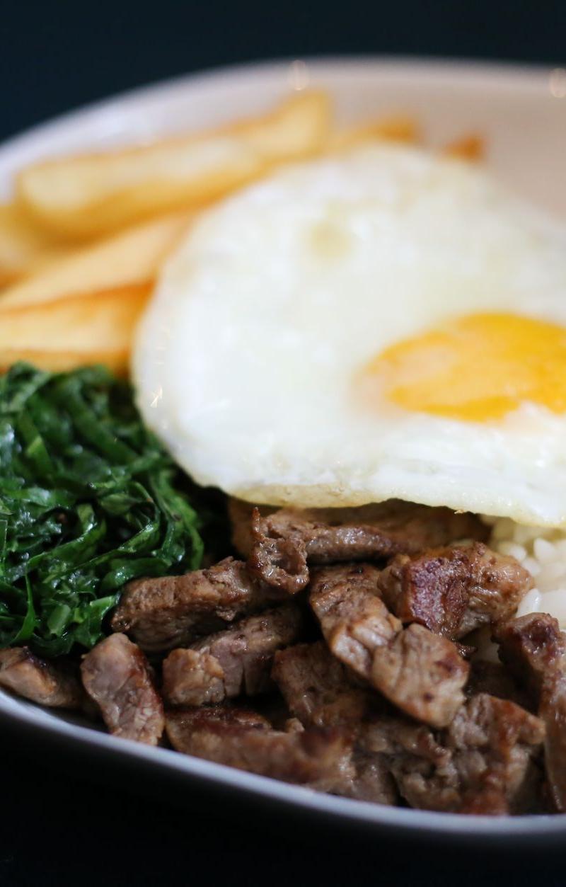 Chipotle Steak & Crispy Egg Rice Bowl