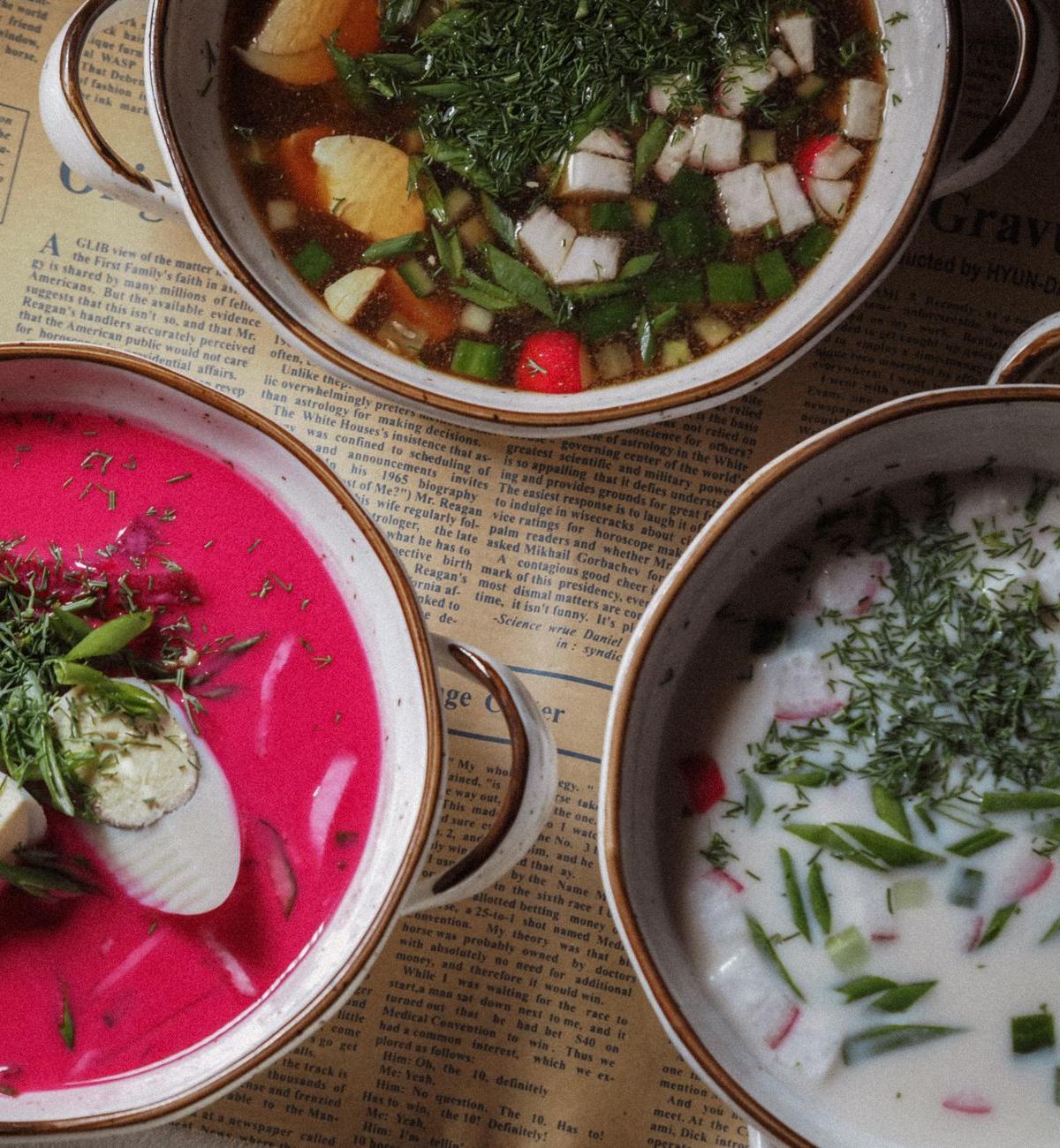 Chłodnik: Polish Beet & Cucumber Soup