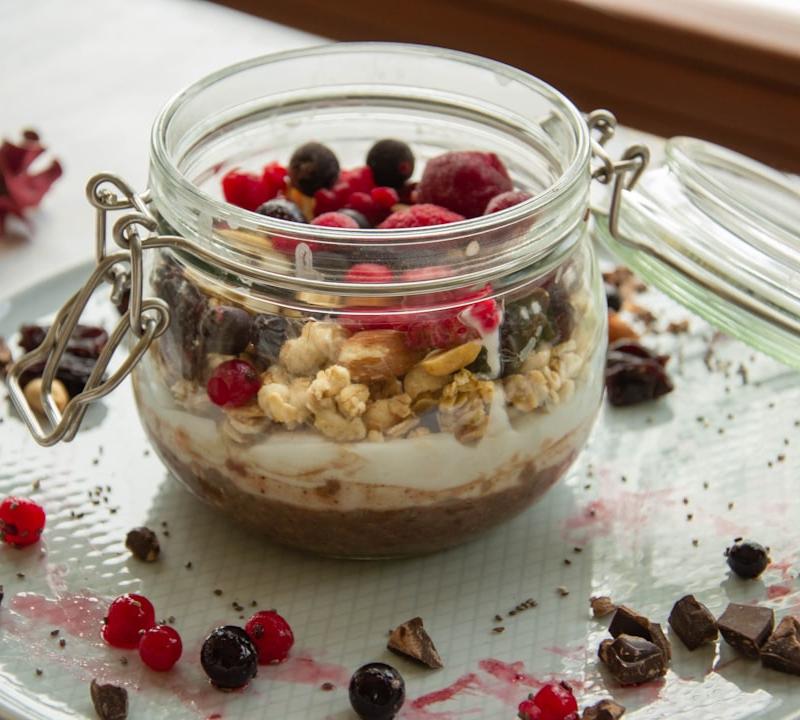Chocolate Peanut Butter Overnight Oats
