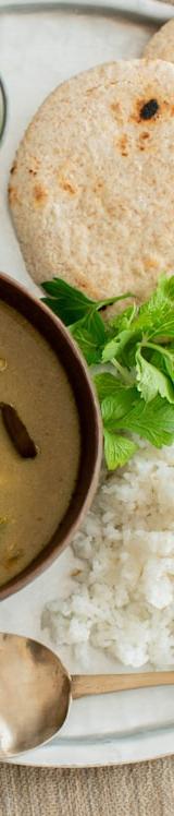Cholar Dal with Crispy Coconut