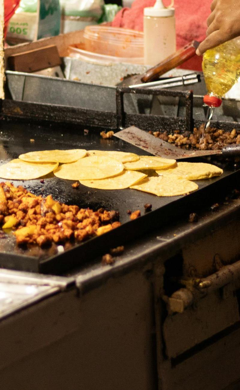 Chorizo Con Papa Tacos
