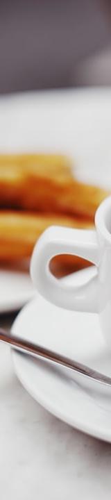 Cinnamon Churro Bites with Hot Chocolate