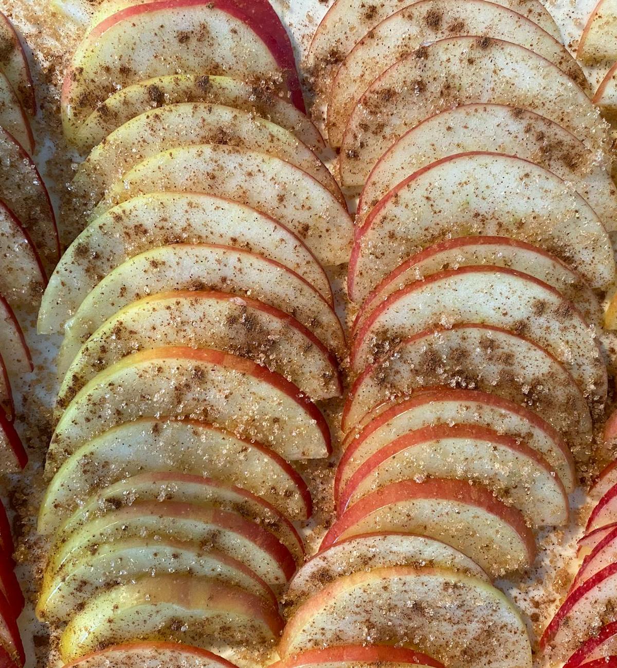 Cinnamon Sugar Apple Nachos