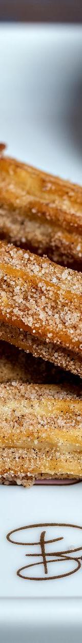Cinnamon Sugar Churros With Chocolate & Dulce de Leche