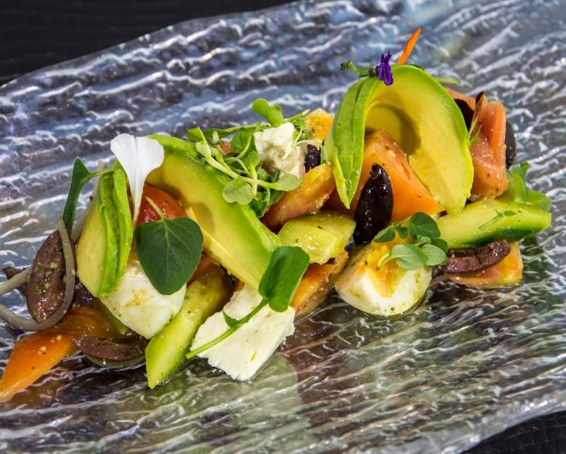 Citrus Avocado Salad with Crispy Chickpeas