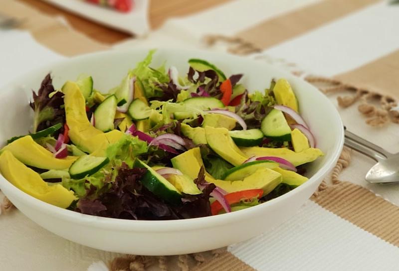 Citrus Avocado Salad with Crispy Shallots