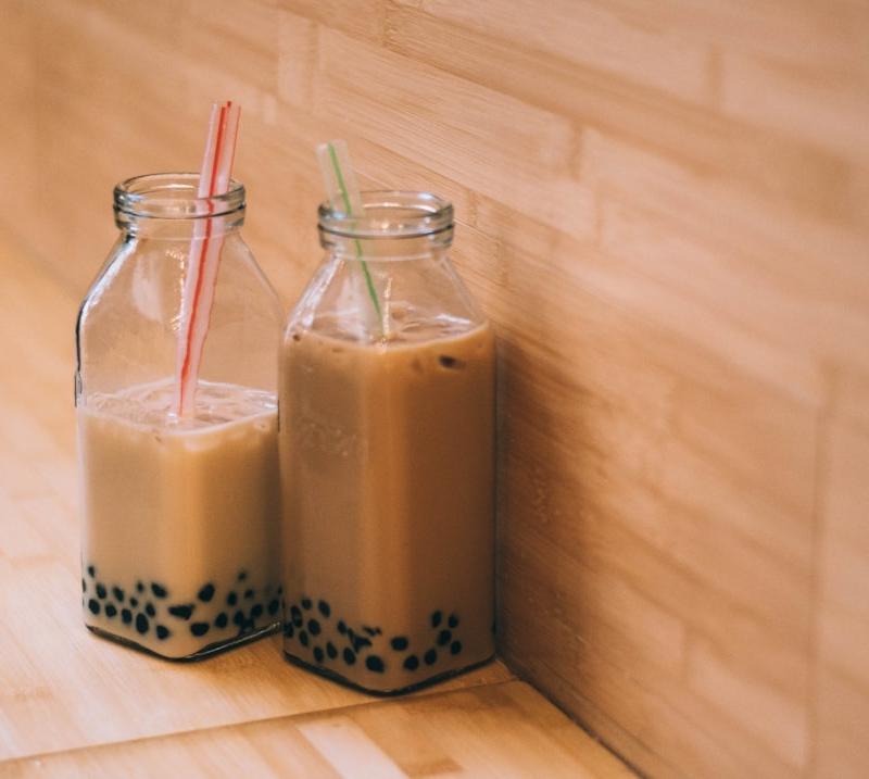 Classic Bubble Tea with Tapioca Pearls
