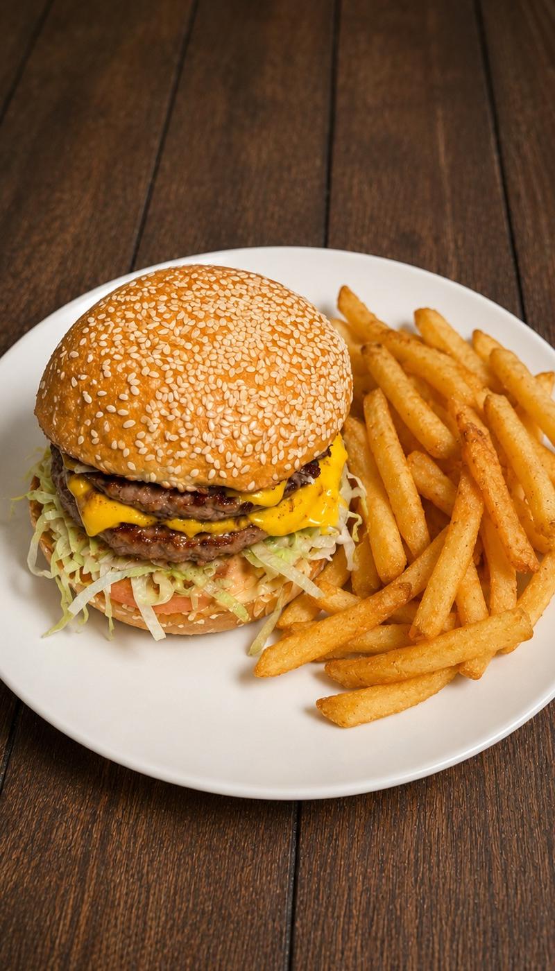 Classic Cheeseburger & Fries