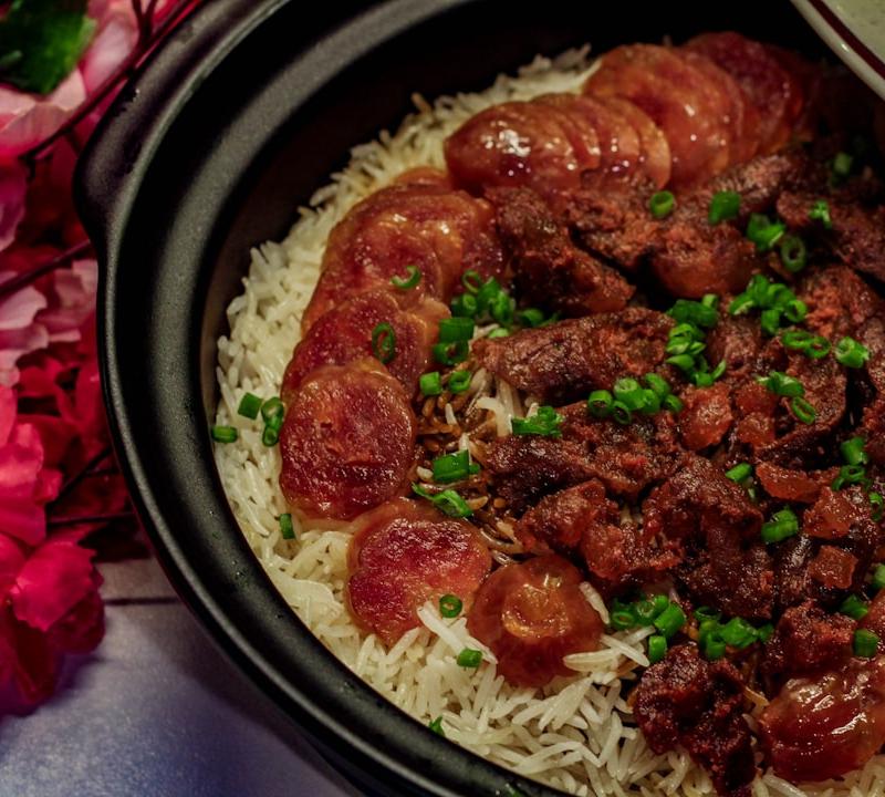 Clay Pot Chicken & Sausage Rice