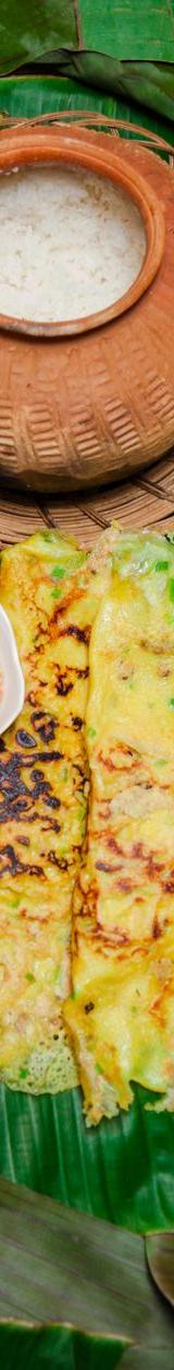 Clay Pot Rice with Grilled Fish & Crispy Pancakes