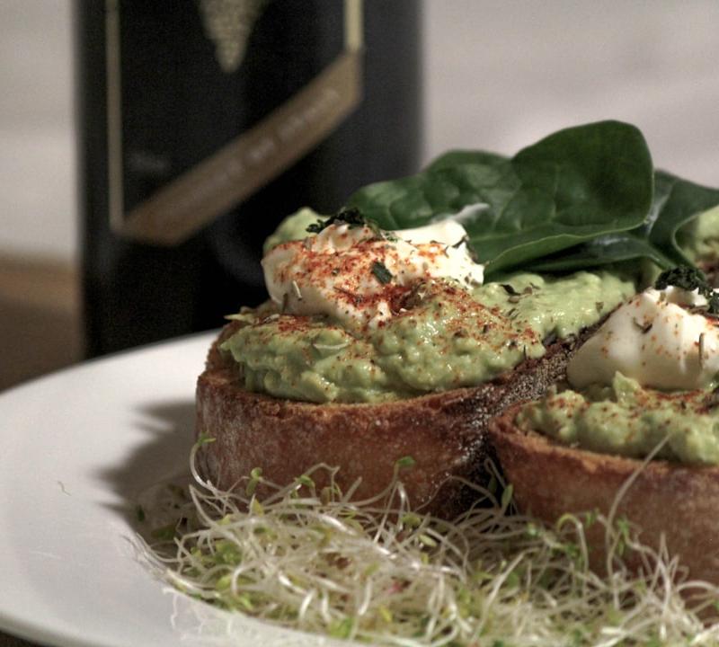 Cloud Toast with Whipped Avocado