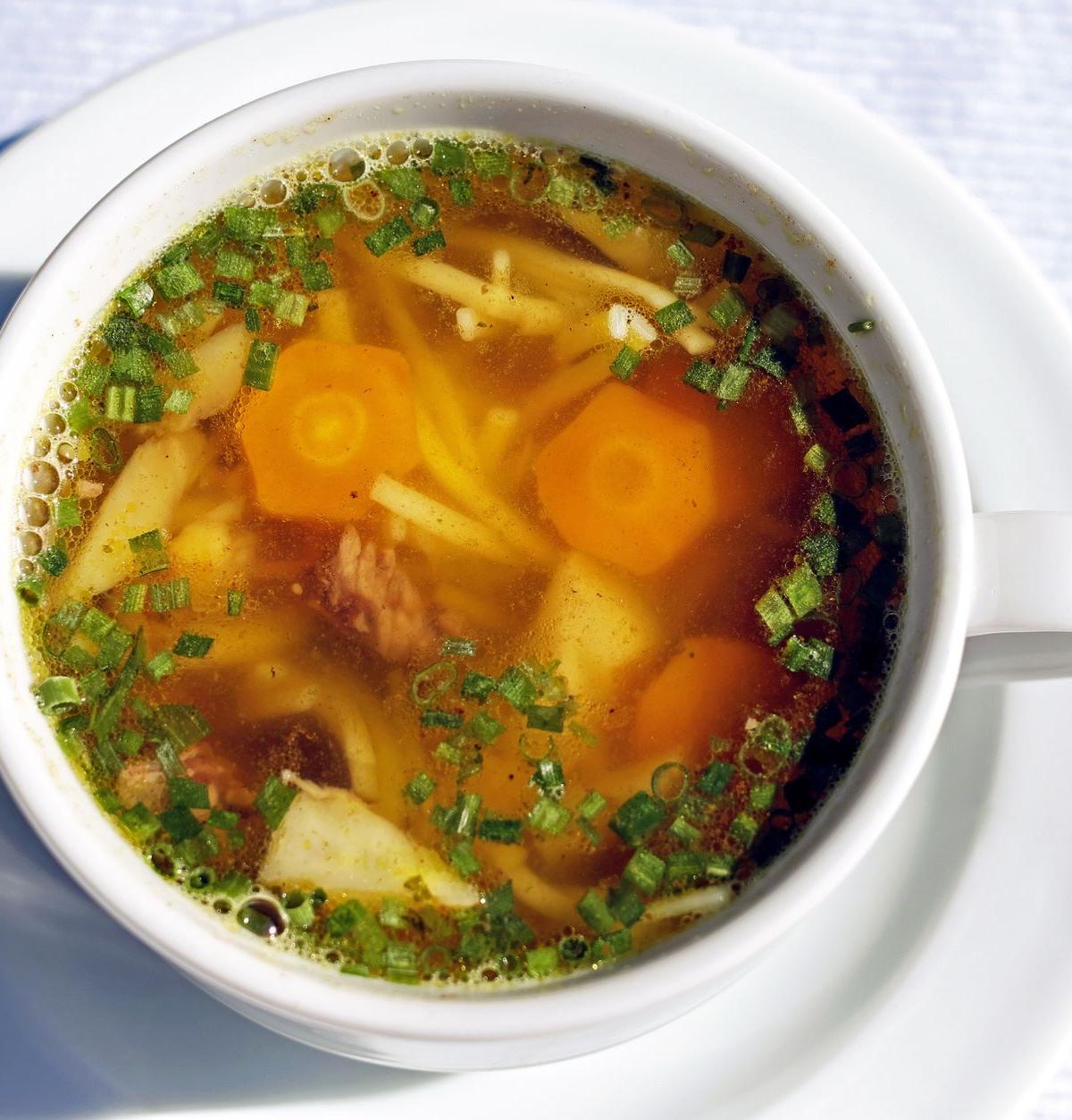 Cock-a-Leekie Soup