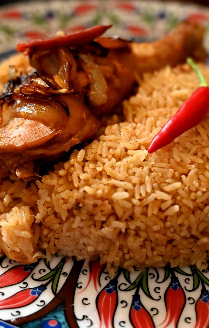 Coconut Chicken Biryani Bowl