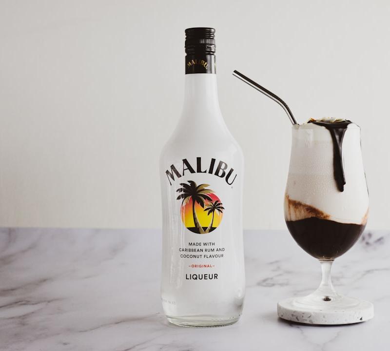 Coconut Cold Brew with Malibu Rum