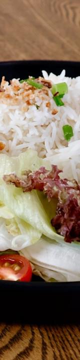 15-Min Coconut Curry Chicken Rice Bowl