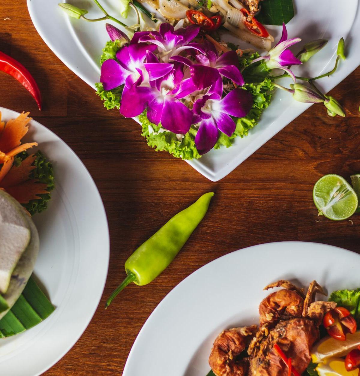Coconut Curry Shrimp in Banana Leaf