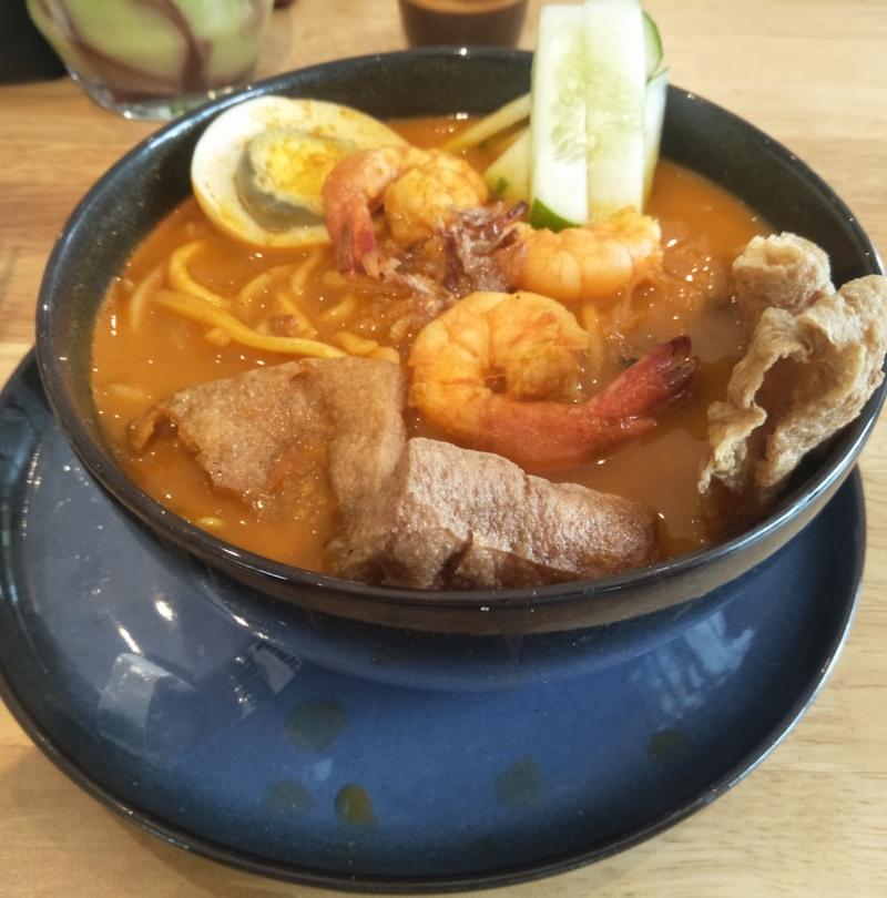 20-Min Coconut Laksa with Prawns