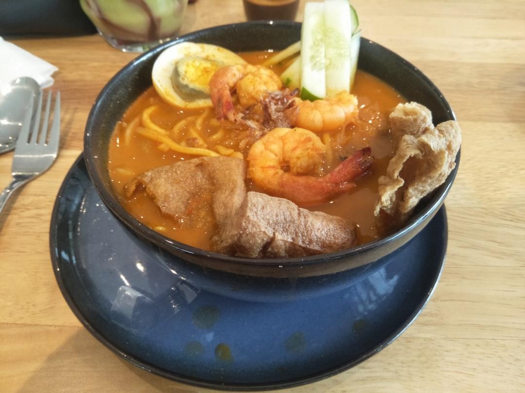 20-Min Coconut Laksa with Prawns