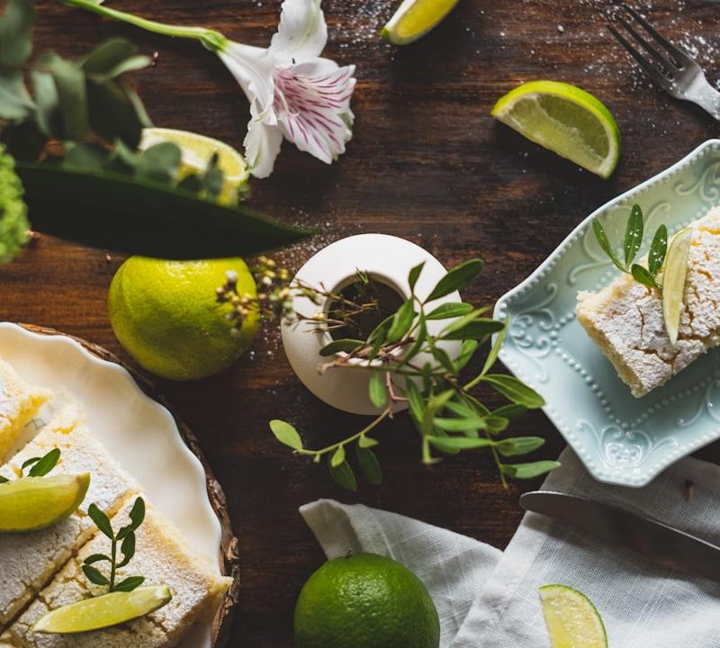 15-Min Coconut Lime Bars (No Bake)