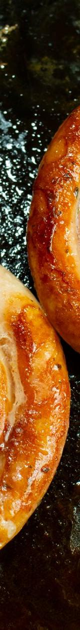Coiled Cumberland Sausage with Onion Gravy