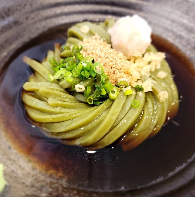 Cold Cha Soba with Wasabi Dipping Sauce