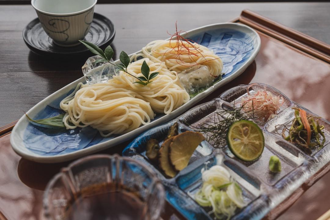 Cold Somen with Dashi Dipping Sauce