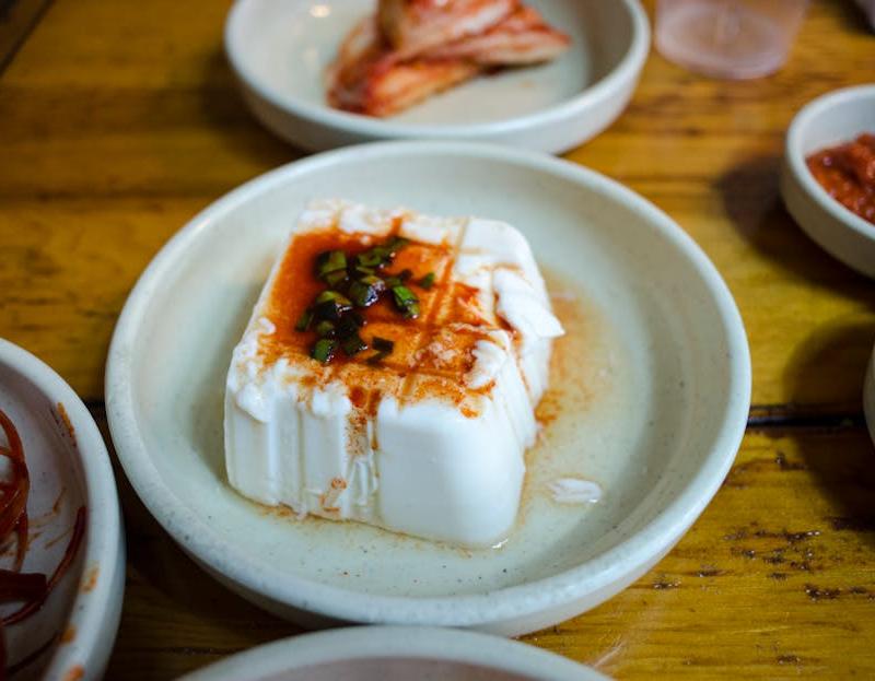Cold Tofu with Hot Sauce