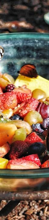 Colorful Fruit Salad Bowl