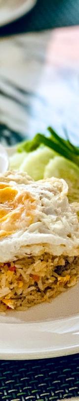 Com Rang Thap Cam — Mixed Fried Rice with Crispy Egg
