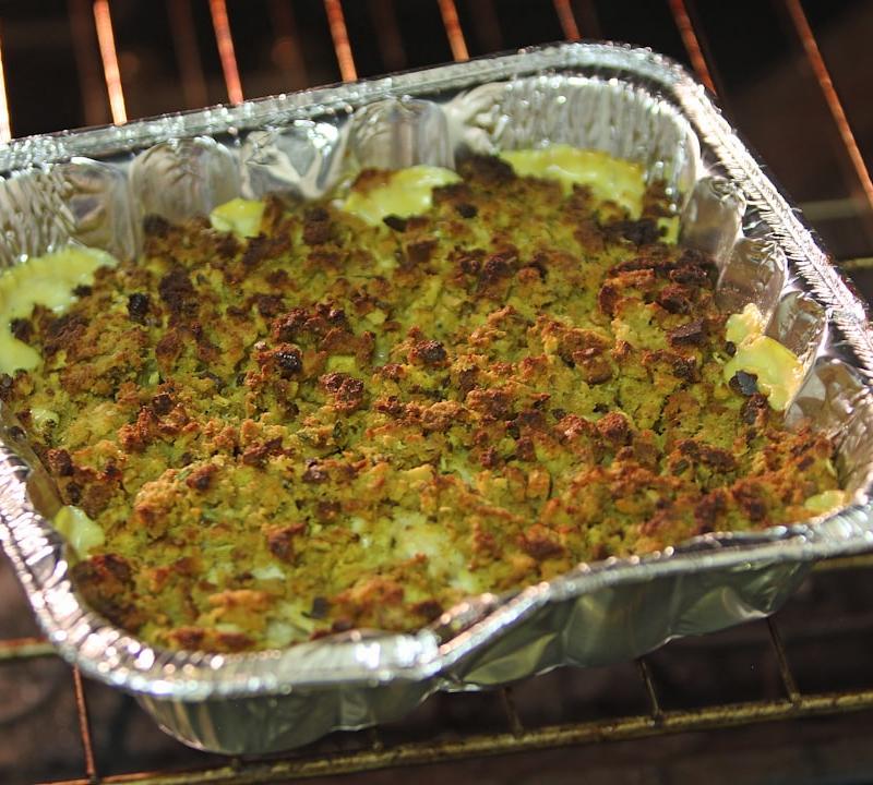 Cornbread Dressing Skillet