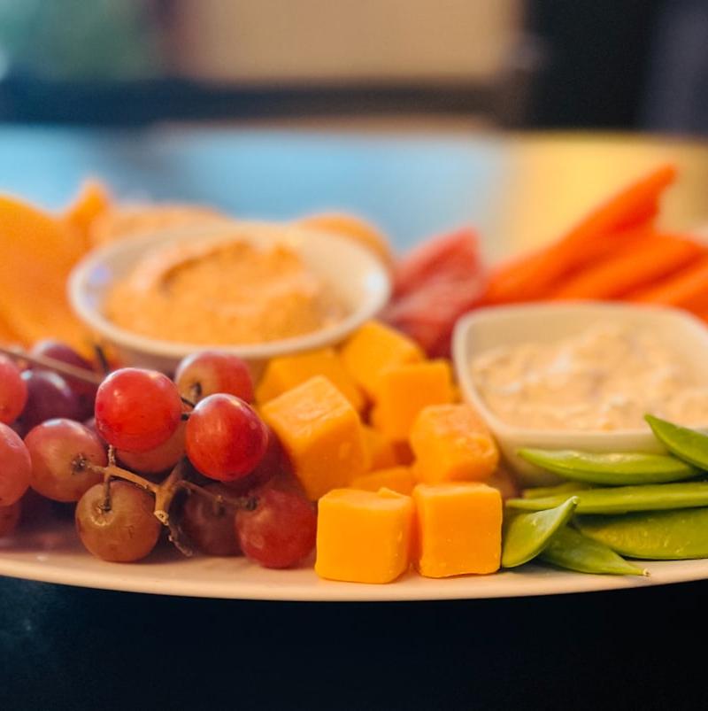 Cottage Cheese Ranch Dip Board