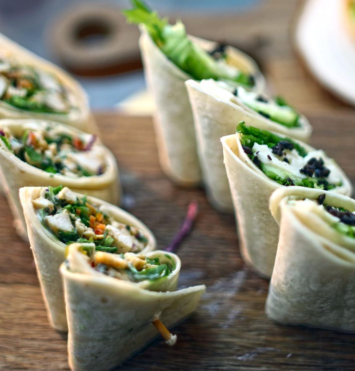 Cream Cheese & Herb Tortilla Roll-Ups