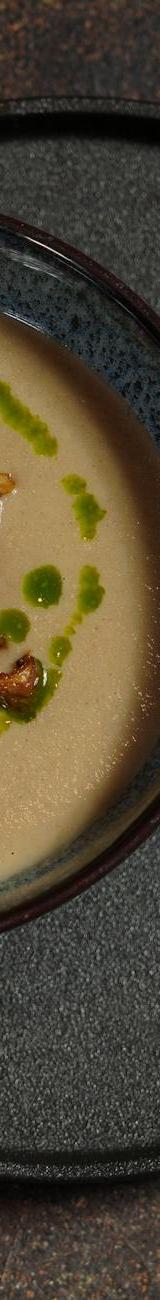 Creamy Cauliflower Soup with Crispy Sage
