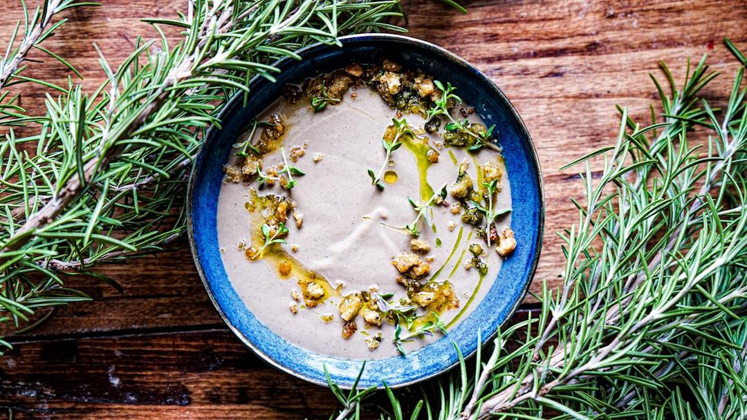 Creamy Cauliflower Soup with Sage Brown Butter