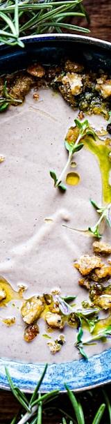 Creamy Cauliflower Soup with Sage Brown Butter