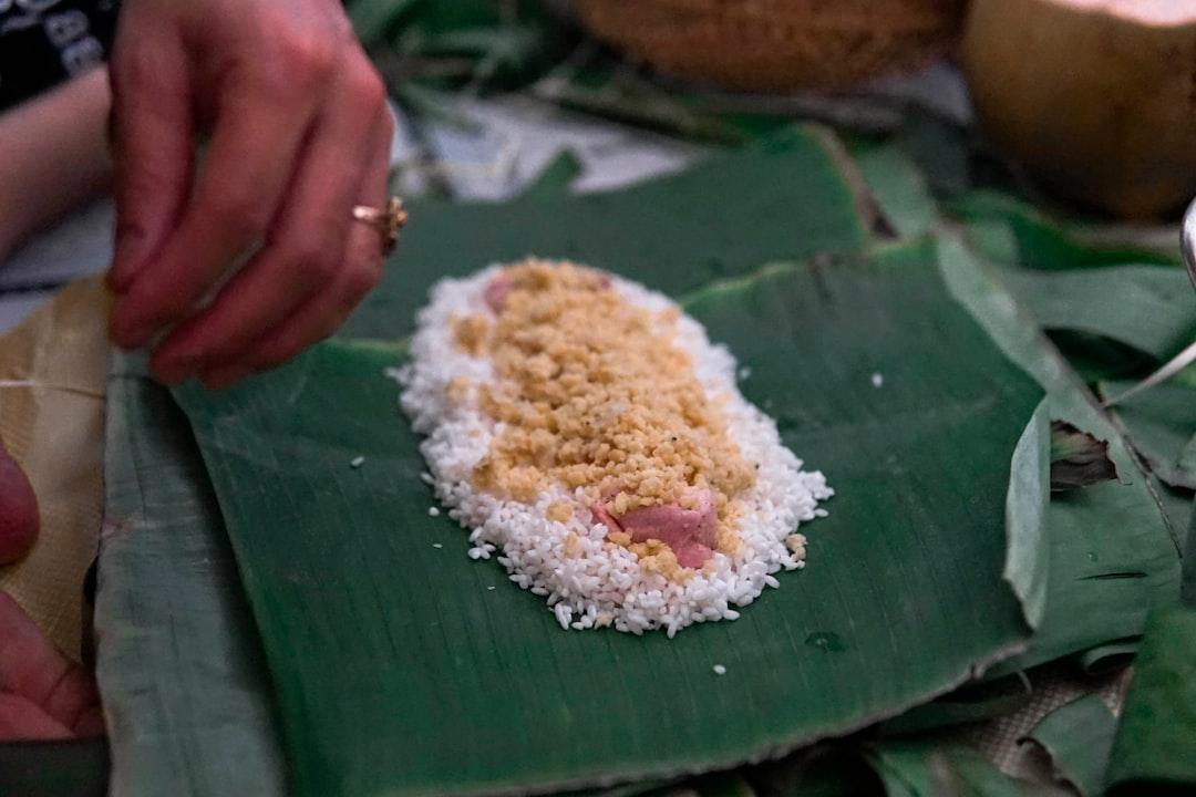 Creamy Coconut Rice with Crispy Shallots