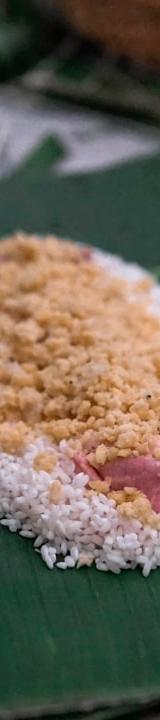 Creamy Coconut Rice with Crispy Shallots