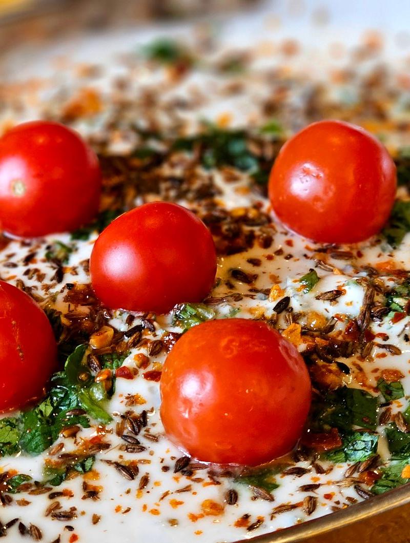 Creamy Curd Rice with Tempered Mustard