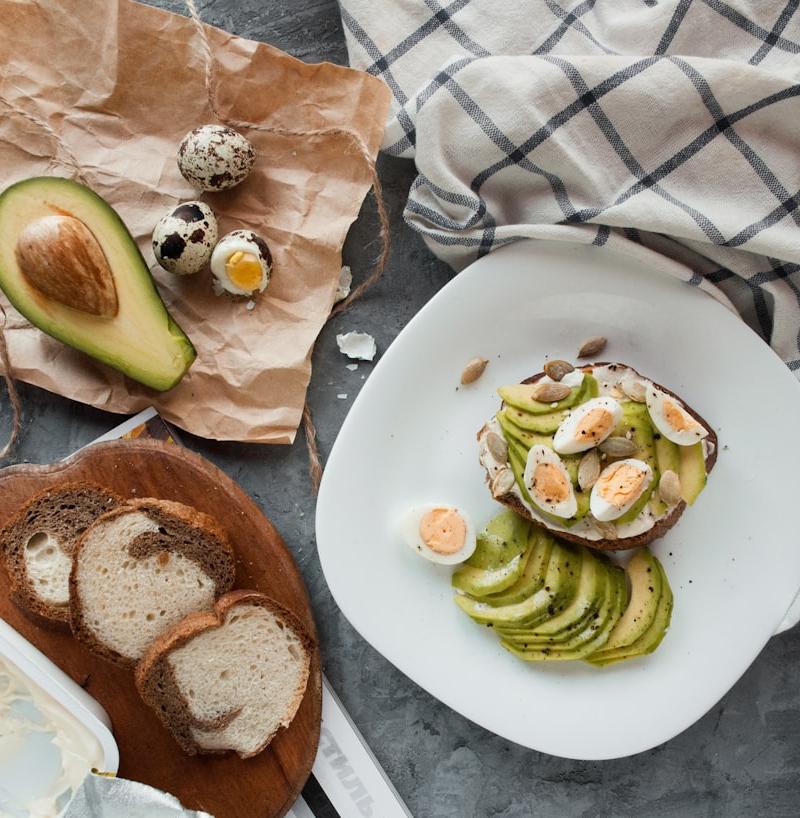 Creamy Egg & Avocado Bagel