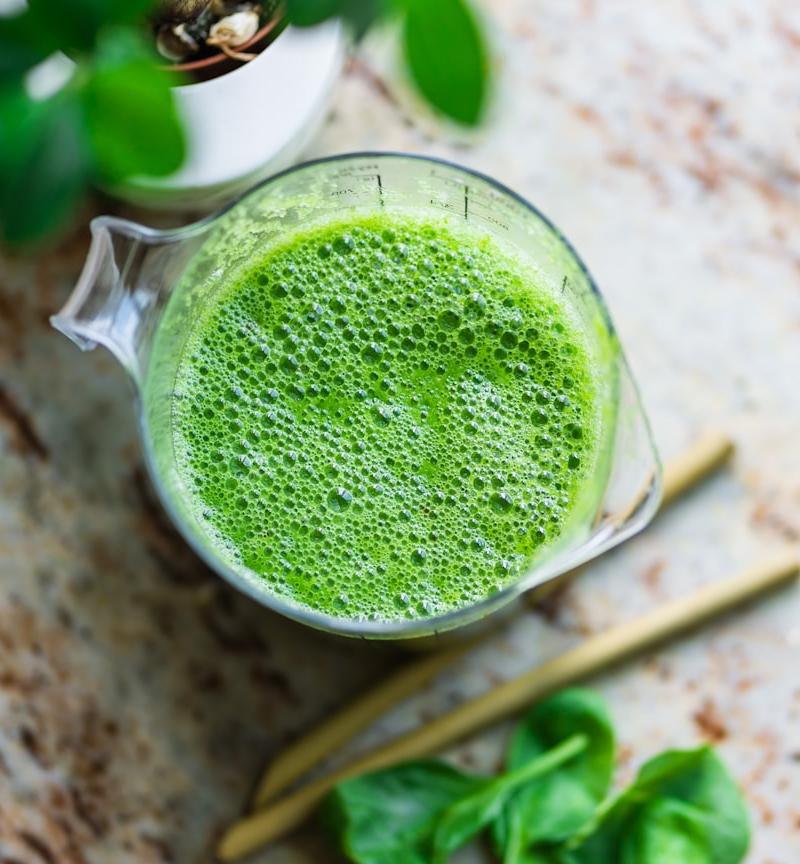 Creamy Green Smoothie with Spinach & Banana