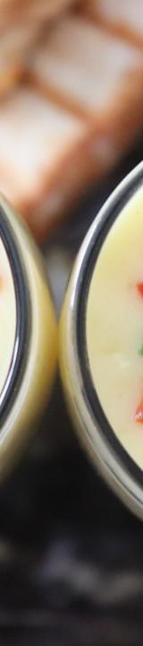 Creamy Mango Lassi & Toast