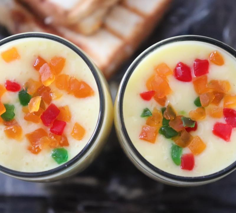 Creamy Mango Lassi & Toast